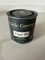 Nieuw: Little Greene matte muurverf; 250 ml; #280 Pleat, Nieuw, Groen, Verf, Ophalen of Verzenden