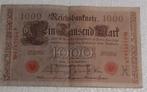 Reichsbanknote. Ein Tausend Mark, Postzegels en Munten, Ophalen of Verzenden, Duitsland, Los biljet