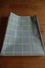 grijze lap katoen met ruit motief, 120 cm of meer, Nieuw, Ophalen of Verzenden, Katoen