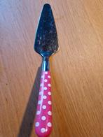 TAARTSCHEP ROSE MET STIPPEN DOTS, Ophalen of Verzenden, Rvs of Chroom