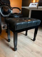 Piano Kruk Zwart - Verstelbaar, Ophalen, Gebruikt, Instrumentstandaard, Keyboard of Synthesizer