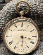 Waltham A.W.W. Co sterling zilveren zakhorloge, Ophalen of Verzenden, Zilver