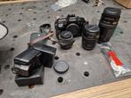 canon camera + canon lenzen, Ophalen of Verzenden, Gebruikt, Spiegelreflex, Canon