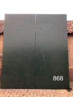 Dubbele deuren garage hout geïsoleerd, alles op voorraad!, Nieuw, 215 cm of meer, Schuifdeur, Ophalen of Verzenden