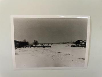 D714 Oude foto Deventer : Uitgedraaide Schipbrug voor 1948 beschikbaar voor biedingen