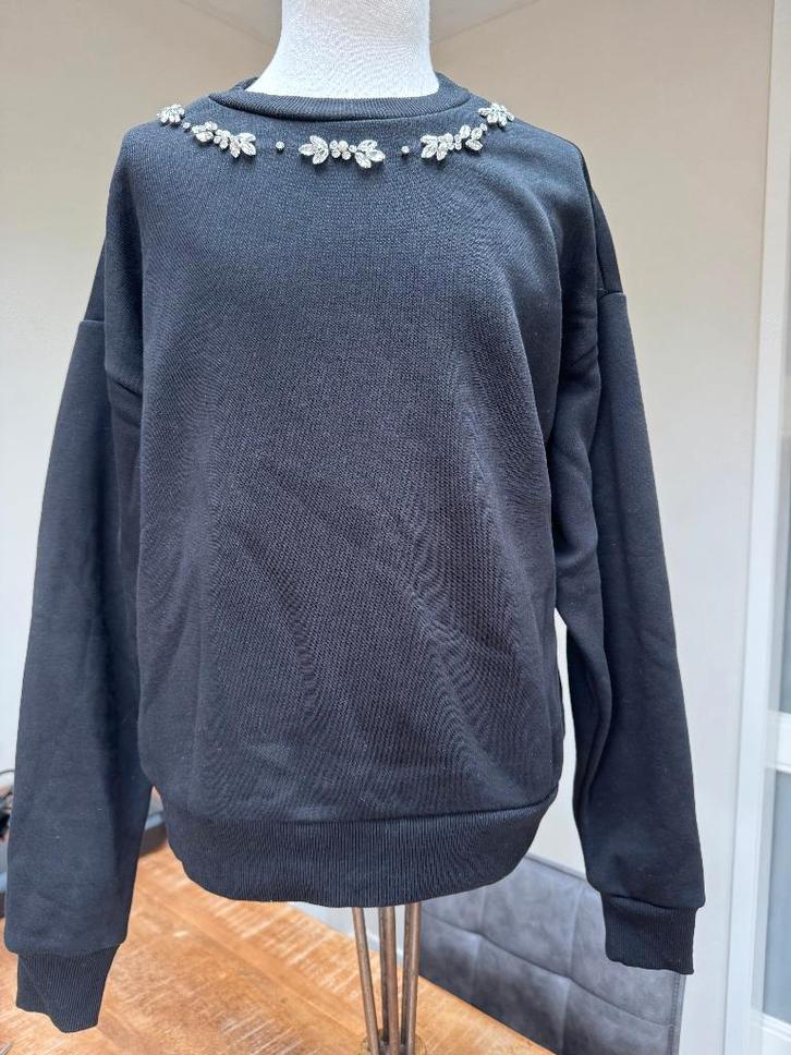 COTTON CLUB sweater zwart nieuwstaat maat XS DN, Kleding | Dames, Truien en Vesten, Zo goed als nieuw, Maat 34 (XS) of kleiner