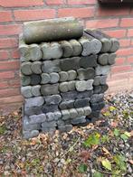 ruim 40 dubbele palissade rondoband stenen, Ophalen, Gebruikt, 25 tot 50 cm, Overige typen