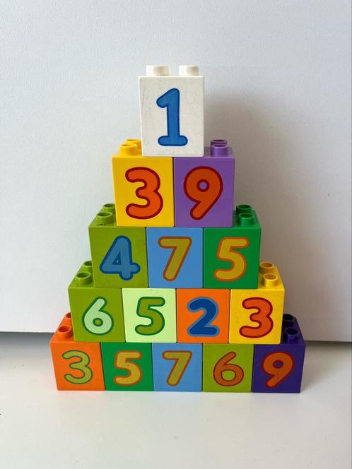 Lego Duplo -  Set  GETALLENBLOKKEN, Kinderen en Baby's, Speelgoed | Duplo en Lego, Gebruikt, Duplo, Ophalen of Verzenden