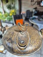 Frans antieke mijnwerkers olielamp, Antiek en Kunst, Ophalen of Verzenden