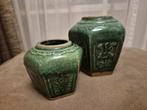 Twee antieke chinese gemberpotten, Ophalen of Verzenden