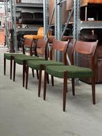 Vintage eetkamerstoelen door Fristho 1960 design in teakhout, Ophalen, Hout, Gebruikt, Aalsmeer