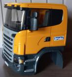 Bruder Scania Low cab geel Crawler / Tamiya / Wedico, Ophalen of Verzenden, Zo goed als nieuw