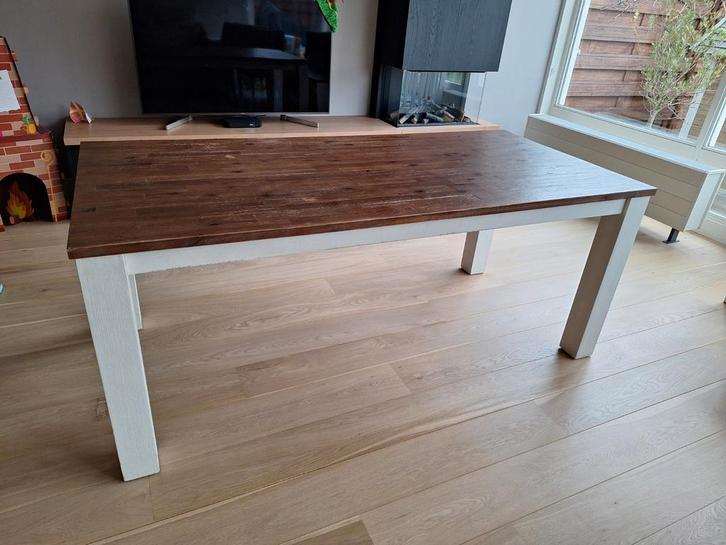 Eettafel + TV Meubel - Gebruikt, maar goed!, Huis en Inrichting, Tafels | Eettafels, Gebruikt, Rechthoekig, Ophalen