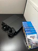 PlayStation 4 – Inclusief 7 games (zonder controller), Zwart, Ophalen of Verzenden, Zonder controller, Gebruikt