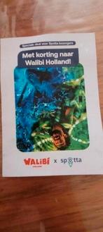 Walibi kortingsbon 4 personen., Tickets en Kaartjes, Drie personen of meer, Kortingsbon, Pretpark