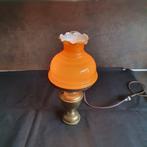 Oranje lamp – Kastlamp - Tafellamp - Olielamp op stroom -*, Huis en Inrichting, Lampen | Tafellampen, Minder dan 50 cm, Nieuw