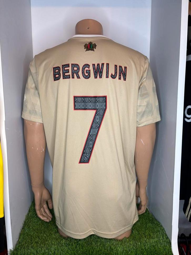 Ajax 3de 2022/2023 Bergwijn, Sport en Fitness, Voetbal, Zo goed als nieuw, Shirt, Maat XL, Ophalen of Verzenden