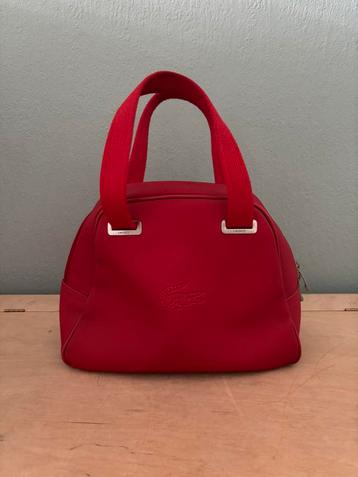 Lacoste Rode Handtas – Sportief & Elegant beschikbaar voor biedingen