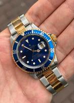 Rolex Submariner 16613 Bluesy Paarse Wijzerplaat, Gebruikt, Polshorloge, Ophalen of Verzenden, Rolex