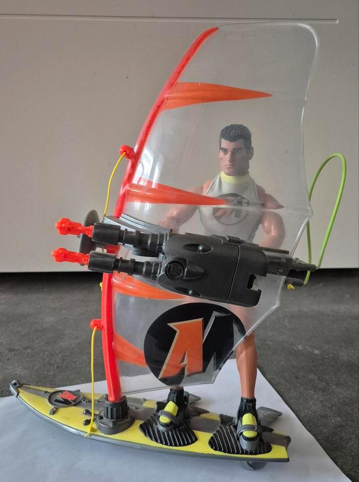 Action Man Windsurfer Extreme - Hasbro Jaren 90, Kinderen en Baby's, Speelgoed | Actiefiguren, Gebruikt, Ophalen