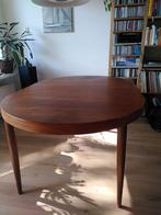 Teak houten tafel ontwerp Kai Kristiansen, Huis en Inrichting, Tafels | Eettafels, Ophalen, Gebruikt, 100 tot 150 cm, 200 cm of meer