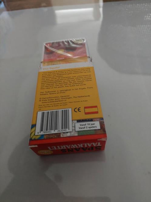 Spaans TaalKwartet - Leer Spaans Spelenderwijs!, Hobby en Vrije tijd, Gezelschapsspellen | Kaartspellen, Zo goed als nieuw, Een of twee spelers