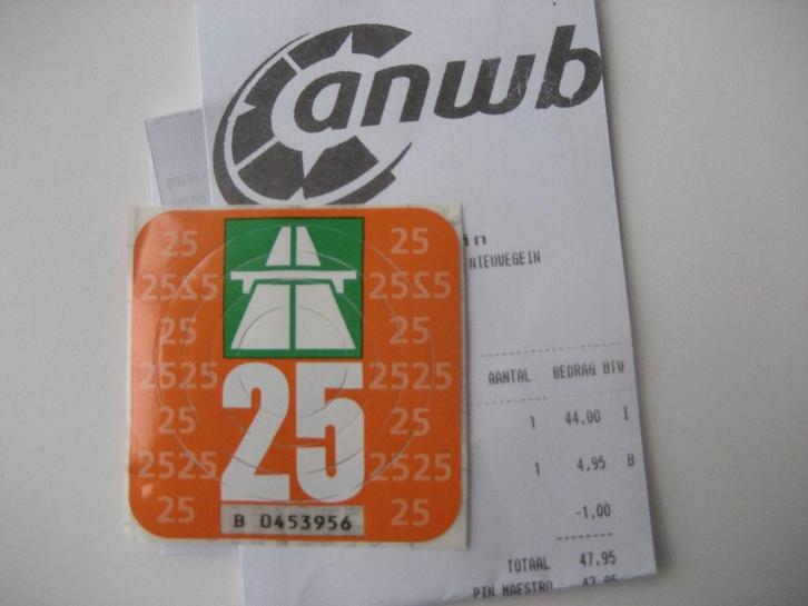 Vignet Zwitserland 2025 Nieuw staat !, Tickets en Kaartjes, Autovignetten, Eén persoon