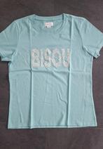 T-SHIRT MAAT L. COTTON CLUB DAMESKLEDING. TURKOISE SHIRT!, Blauw, Maat 42/44 (L), Ophalen of Verzenden, Zo goed als nieuw