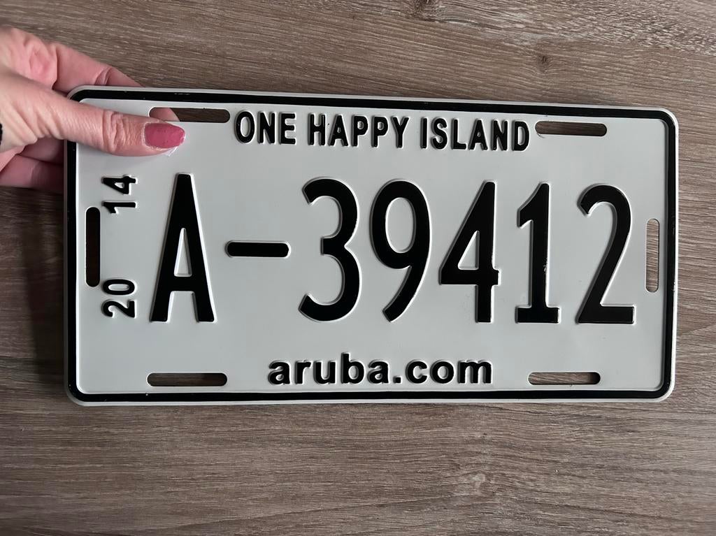 Nummerbord aruba, Ophalen of Verzenden, Auto's