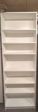 BILLY boekenkast wit, 80 X 28 X 237, Met plank(en), 200 cm of meer, Zo goed als nieuw, 25 tot 50 cm
