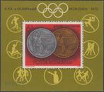 Olympische Spelen 1972 (winnaars) op Roemenië blok Michel 10, Postzegels en Munten, Postzegels | Thematische zegels, Ophalen of Verzenden