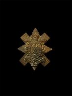 Glasgow Highlanders capbadge, Verzamelen, Verzenden, Nederland, Embleem of Badge