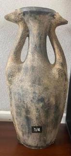 Vintage handgemaakte vaas met giraffehandvatten, Ophalen