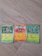 Pokemon kaarten Terracool, Mascaïman, Poussacha, Ophalen of Verzenden, Zo goed als nieuw, Losse kaart