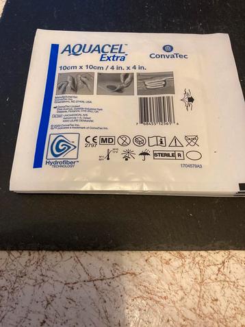 Aquacel extra hydro fiber verband 10 bij 10, 8 stuks beschikbaar voor biedingen