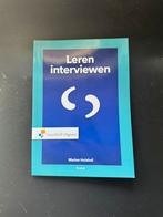 Marian Hulshof - Leren interviewen, Ophalen of Verzenden, Zo goed als nieuw, Marian Hulshof