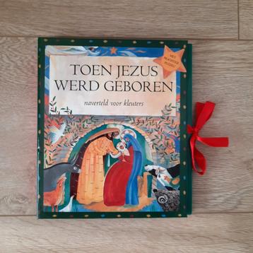 Boek toen Jezus werd geboren met puzzel, vloerpuzzel, kerst beschikbaar voor biedingen