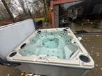 Zo goed als nieuwe Amerikaanse jacuzzi 230 x 230, Tuin en Terras, Bubbelbaden en Hottubs, Ophalen, Zo goed als nieuw, Trap