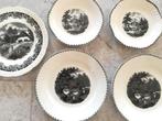 5 ANTIEKE BORDJES BOERENHOEVE MAASTRICHT SOCIETE CERAMIQUE, Antiek en Kunst, Ophalen of Verzenden