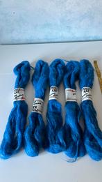 5x50 gr Pussy kat mohair kleur electric, Verzenden, Zo goed als nieuw, Breien of Haken, Wol of Garen