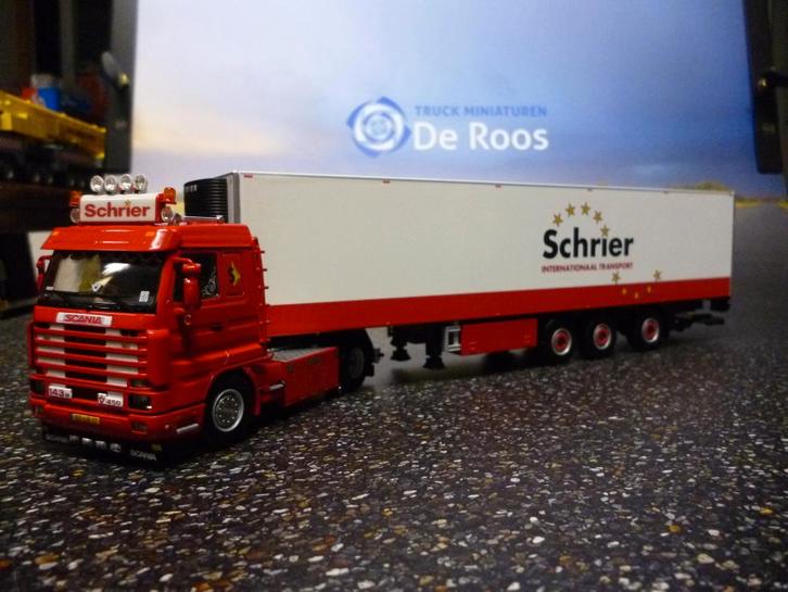 WSI Scania 143 Schrier met certificaat, Hobby en Vrije tijd, Modelauto's | 1:50, Nieuw, Bus of Vrachtwagen, Wsi, Ophalen of Verzenden