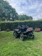 Koets, Paardenkoets 2-zits recreatie/menwagen plus tuig, Hobby en Vrije tijd, Ophalen of Verzenden, Zo goed als nieuw