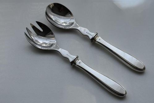 Komkommer mini sla couvert puntfilet zilver NV Zilverfabriek, Antiek en Kunst, Antiek | Goud en Zilver, Zilver, Ophalen of Verzenden