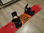 SANTA CRUZE 125 SNOWBOARD + RAGE SNOWBOARD BINDINGEN MAAT S, Santa cruz, Verzenden, Board, Santa cruz