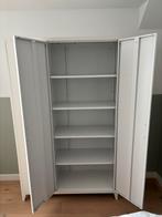 Witte stalen kast WOOOD, Huis en Inrichting, Kasten | Kledingkasten, Ophalen, 100 tot 150 cm, Zo goed als nieuw, Metaal