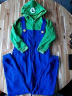 Luigi Onesie - 1x Gedragen, Kinderen en Baby's, Carnavalskleding en Verkleedspullen, Ophalen of Verzenden, Gebruikt, 134 t/m 140
