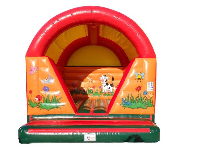 Springkussen boerderij te koop, Hobby en Vrije tijd, Feestartikelen | Verhuur, Nieuw, Overige, Ophalen