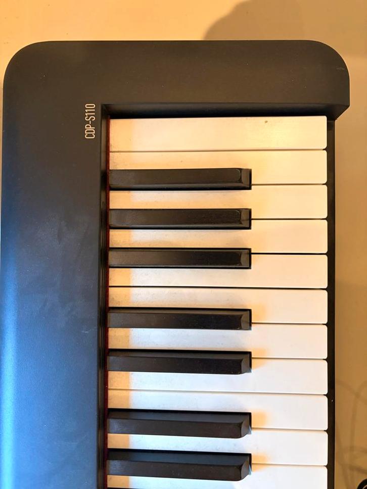 Casio CDP-S110 Digitale Piano, Muziek en Instrumenten, Piano's, Zo goed als nieuw, Piano, Zwart, Digitaal, Ophalen