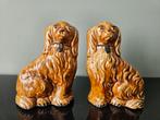 Staffordhire spaniels/ hoerenhondjes bruin geglazuurd, Ophalen of Verzenden, Gebruikt, Dier
