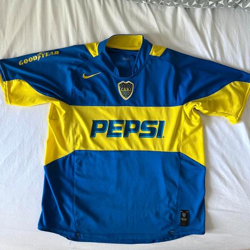 Boca Juniors thuisshirt seizoen 2004/2005, Sport en Fitness, Voetbal, Gebruikt, Shirt, Maat L, Ophalen of Verzenden